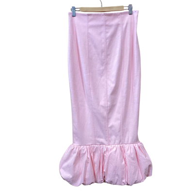 Sheike Light Pink Ruffle Hem Skirt Size 12