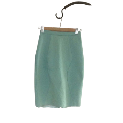 Sheike Womens  Size 6 High Waist Skirt Teal 
