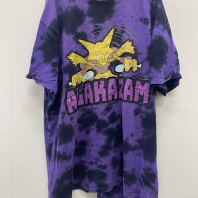 Pokemon Alakazam Zing Mens  Size XXXL Short Sleeve T-shirt Purple 