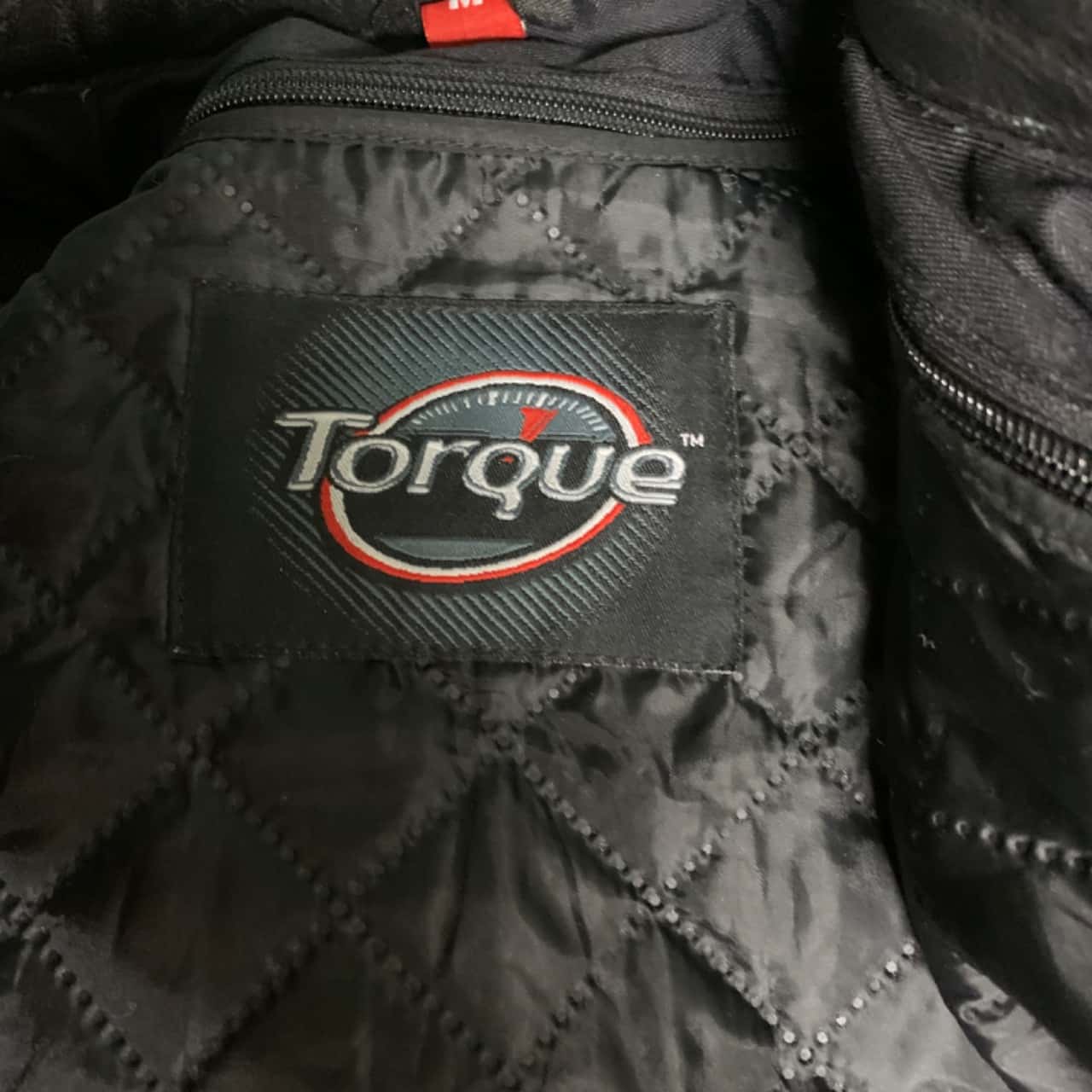 Torque Racing Jacket Torque Womens Size M Biker Leather Jacket Black / White (s)
