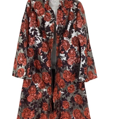 The Elegant Executive Curve  Womens  Size 14 Floral Coat