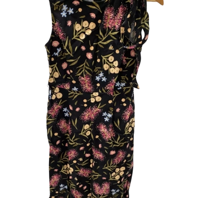 Princess Highway Womens  Size 6 Sleeveless Jumpsuit Black  / Pattern 