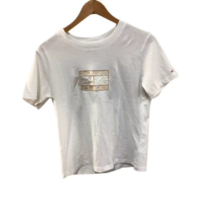 BNWT Tommy Jeans Size S Embroidered Flag Tee RRP $69.95