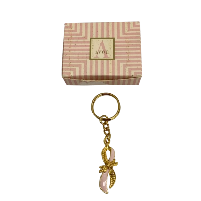 Avon Better Breast Care Ribbon Keyring