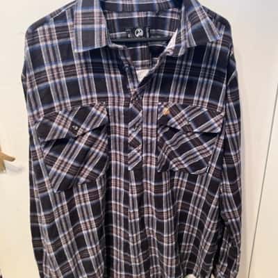 Swanndri Mens  Size XXL Flannel Shirt Black  / Blue / Brown / Grey / White 