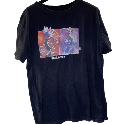Pokemon Mens  Size XXL Short Sleeve T-shirt Black  
