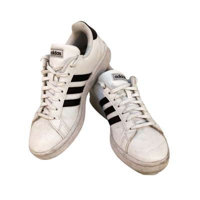 Adidas Womens Size 7.5 Sneakers Black / White 