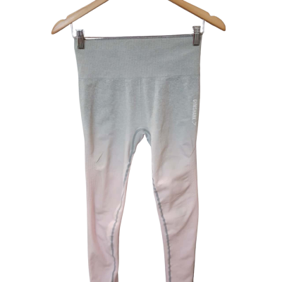 Women's Size S Grey And Pink Gymshark Leggings 