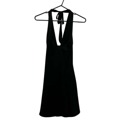 Princess Polly Womens  Size 8 Bodycon Dress / Cocktail Dress / Halter Neck Dress / Party Dress Black  