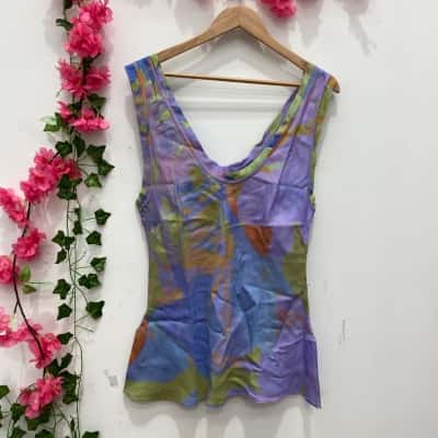 Summi Summi Womens Scoop Neck Cami Size XL Multicoloured 