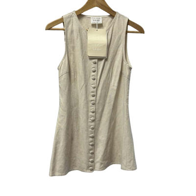 Sabo Skirt Womens Size 6 V-Neck Top Beige 