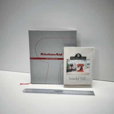 KitchenAid The Cookbook Hardcover Book with KitchenAid DVD Instructional Set