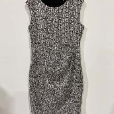 Liz Jordan Charlie Dress Womens  Size 12 Black/White RRP$169.99