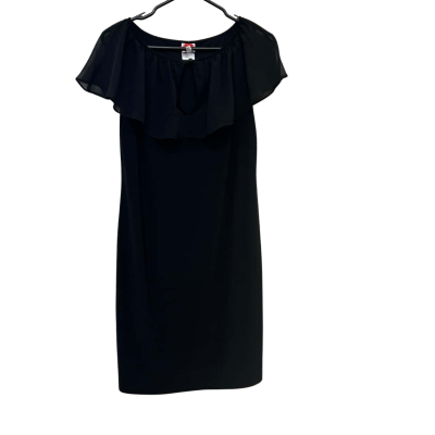 LEONA EDMISTON BLACK DRESS. SIZE 2