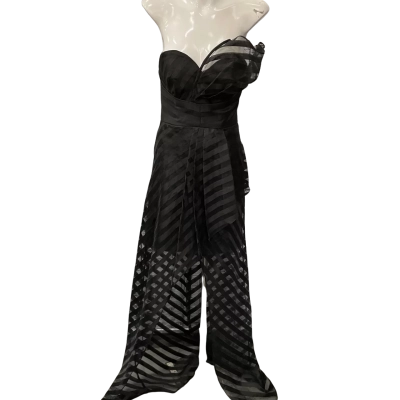 Bariano Womens  Size 8 Formal Dress Black  