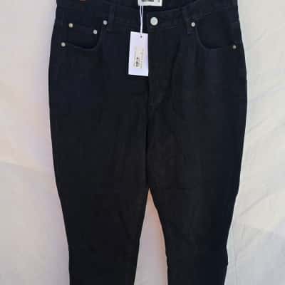 Perfect Stranger Womens  Size 14 Straight Leg Jeans Black  