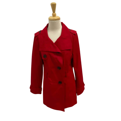 Hot Options Trench Coat.  Size 14 