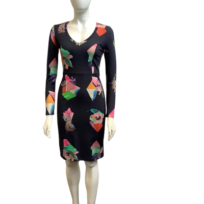 Miranda Skoczek x Gorman Womens Size 6 Patterned Mini Dress Multicoloured