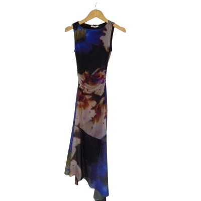 Bershka Womens  Size XS Maxi Dress Multicoloured / Pattern 