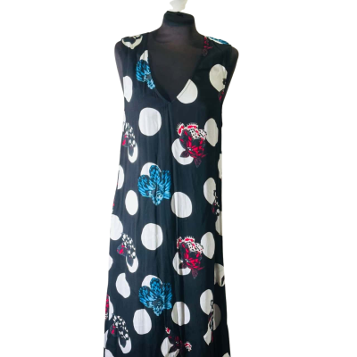 SASS & BIDE Size 10 Down Your Crown Sleeveless Dress  Multicoloured 