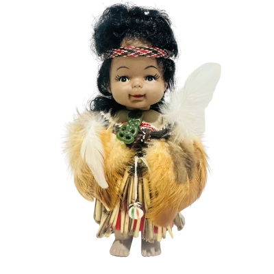 Vintage New Zealand Māori Souvenir Doll