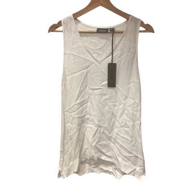 Susan Womens  Size 8 Singlet Top Cream 