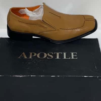  APOSTLE Men's Dress shoes Size 11 in Lt Tan
