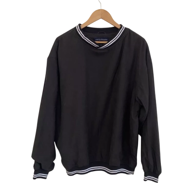 Port Authority Mens  Size L Jumper Black  / White 