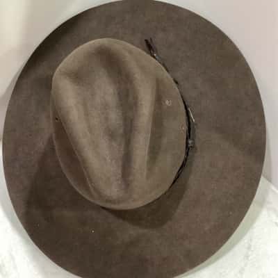  Akubra “Riverina” hat, size 56, chocolate brown