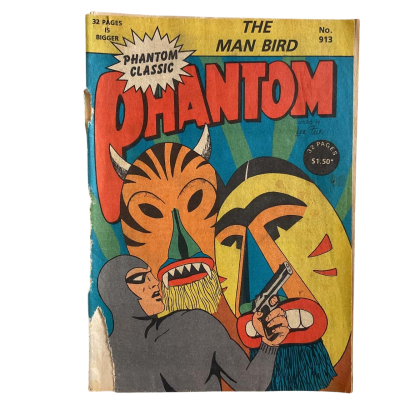 Phantom Classic “The Man Bird” Vintage Issue 913 Comic Book