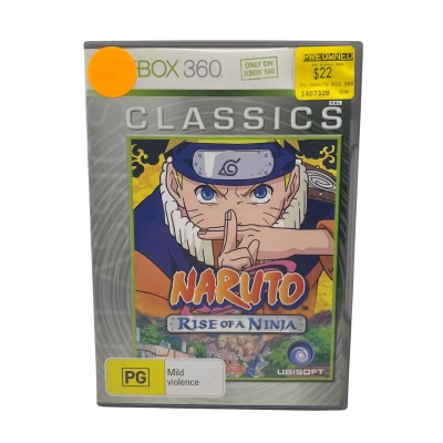 Xbox 360 Naruto Rise Of A Ninja