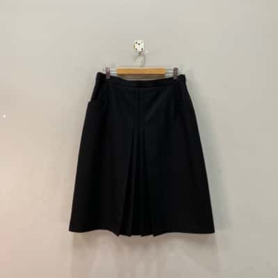 Fletcher Jones Womens  Size 10 Pleated Skirt Black  