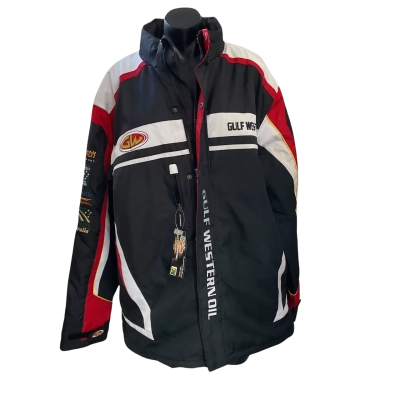 Gulf western oil  Mens  Size XXXL Puffer Black  