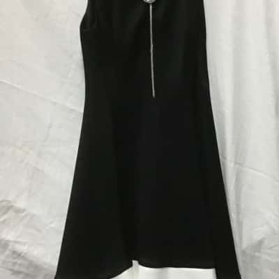  Womens  Size 4 Formal Dress Black  / White 
