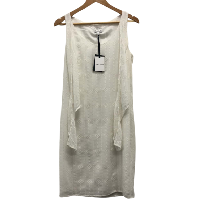 Table Eight Womens  Size 8 Midi Dress White BNWT$119
