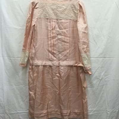 Hand Made Womens Peach Dress