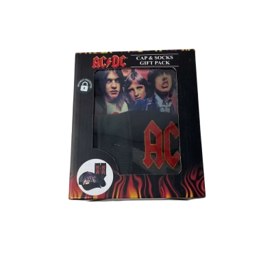 AC/DC Cap & Socks Gift Pack 