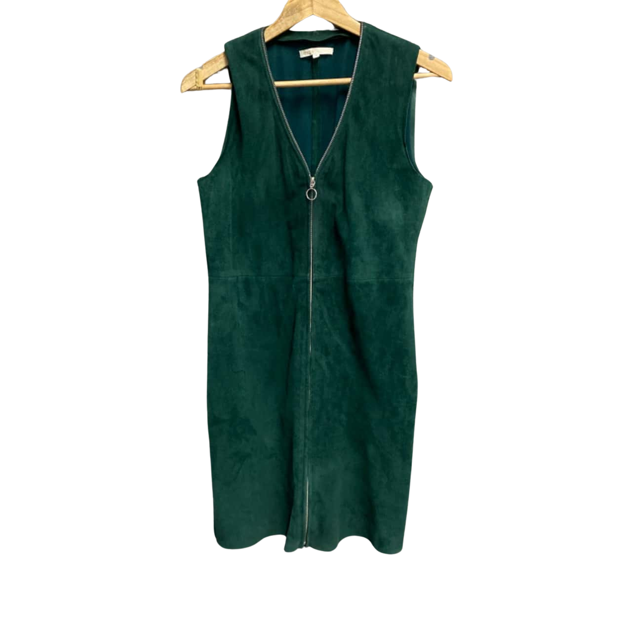 Maje Womens Size 3 Sleeveless Dress Green (s)