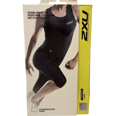 2XU Womens  Size L Compression Tank Black  