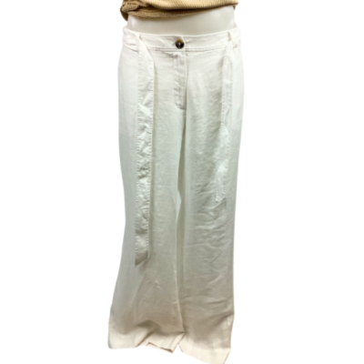 David Jones Wide Leg Pants - White Size 16