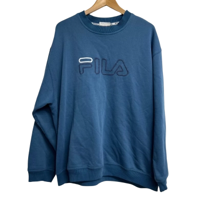 Fila Mens Size XXL Blue Jumper 