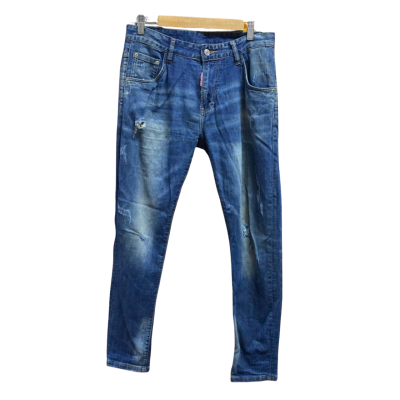 Dsquared 2 Mens  Size 32 Straight Leg Jeans Blue 