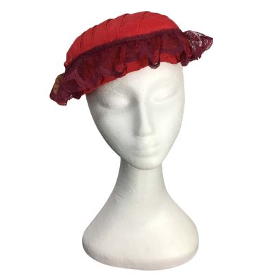  Handmade Womens One Size Straw Fascinator Pill Box Hat