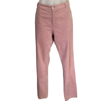 Sportscraft.    Soft Pink Stretch Velour Jean.  Size 18 