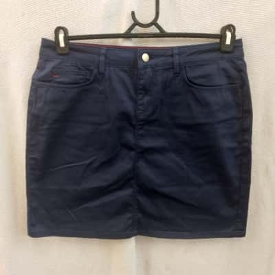 Tommy Hilfiger Womens  Size 8 Mini Skirt Navy Blue 