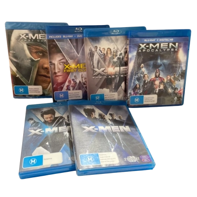 Super Hero “The X-Men Collection” Blu-ray Dvd Discs -Rated M