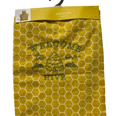Place & time apron -Welcome to our hive NWOT