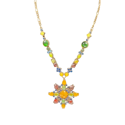  Womens Beaded Necklace / Pendant Multicoloured 