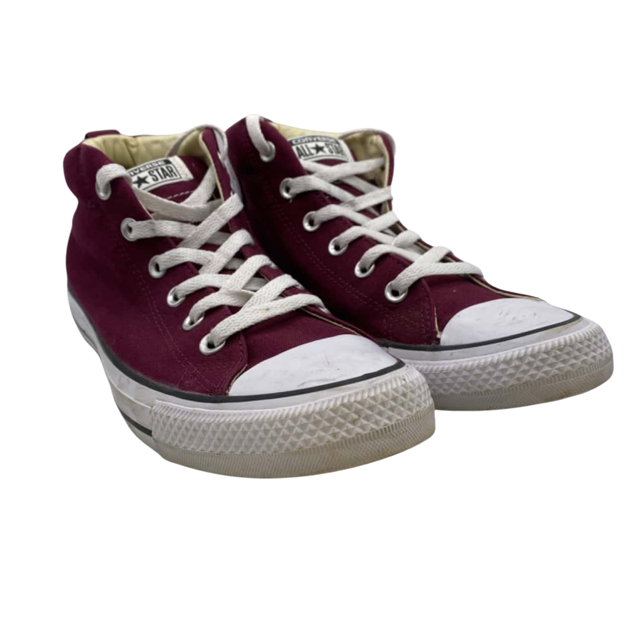 Maroon converse womens size 8 sales