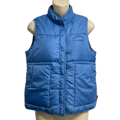 Polo Ralph Lauren Womens Size S Blue Puffer Vest